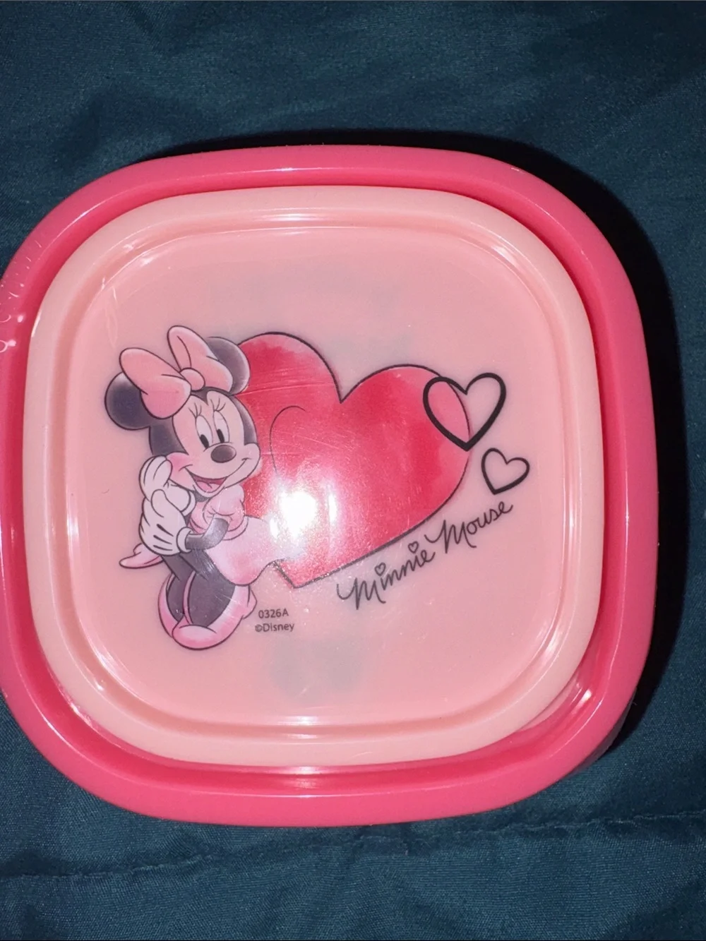 Disney Mickey & Minnie Square Snack Containers - 2pk x 2